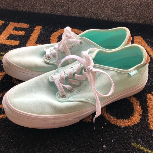 Vans Shoes - Mint colored Vans